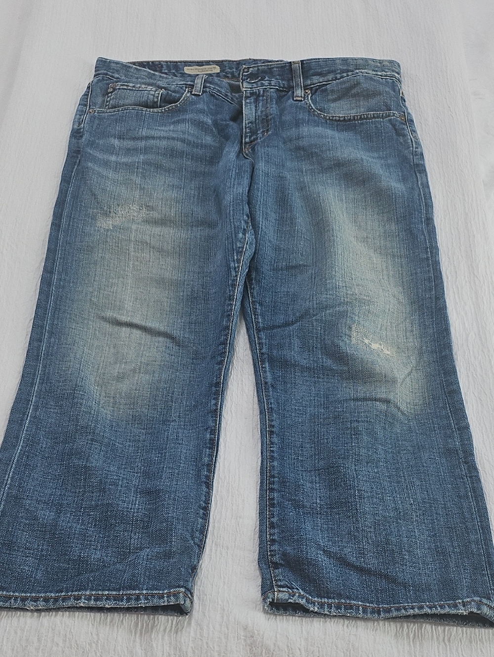AGf. Classic Blue Women’s Jeans - Faded Ex-boyfriend Crop